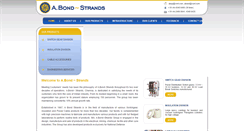 Desktop Screenshot of abondstrands.com