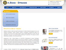 Tablet Screenshot of abondstrands.com